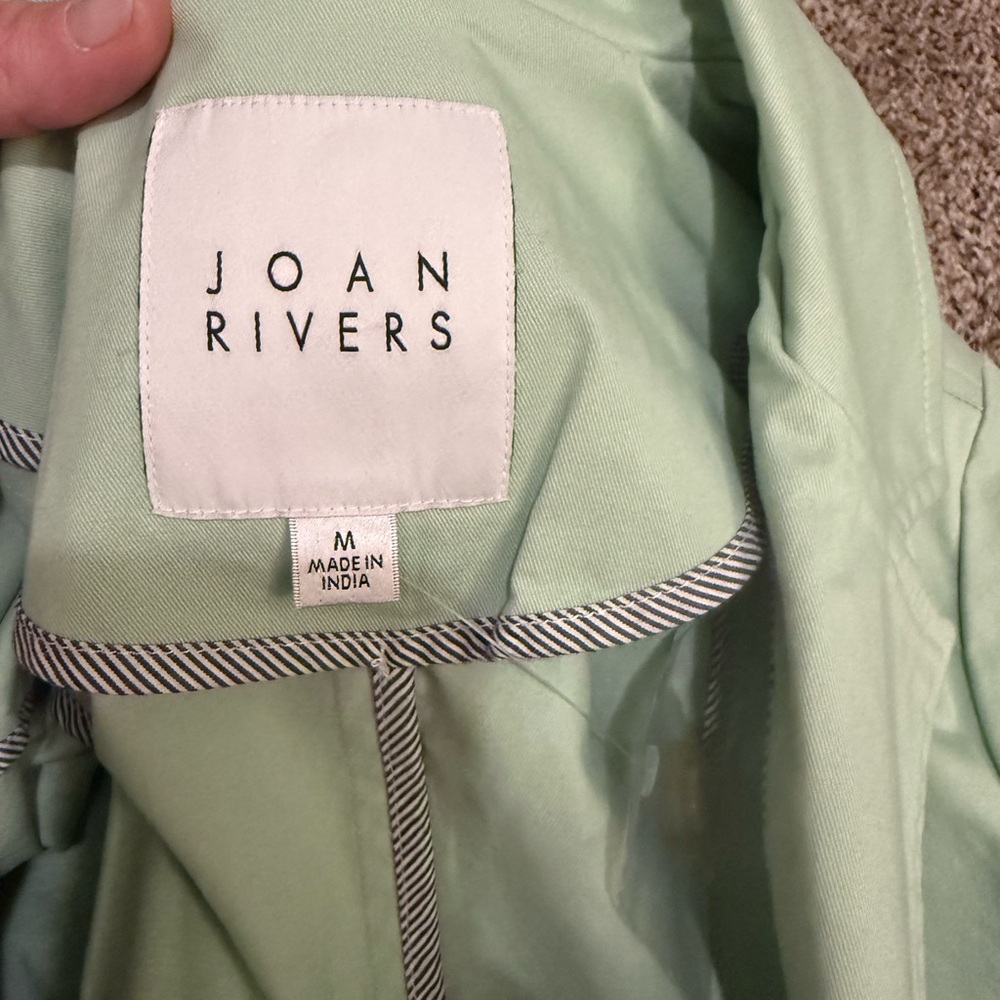 Joan Rivers Women's signature twill cinch back blazer - Picture 3 of 10